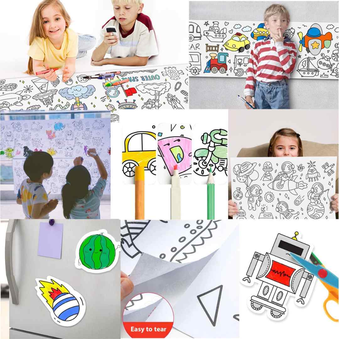 Kreslicí rolka pro děti: Uvolněte kreativitu bez hranic!